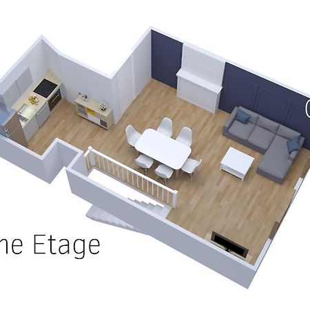 Le Double Pirou # 2 Appartements # Halte Auvergne Тьер Экстерьер фото