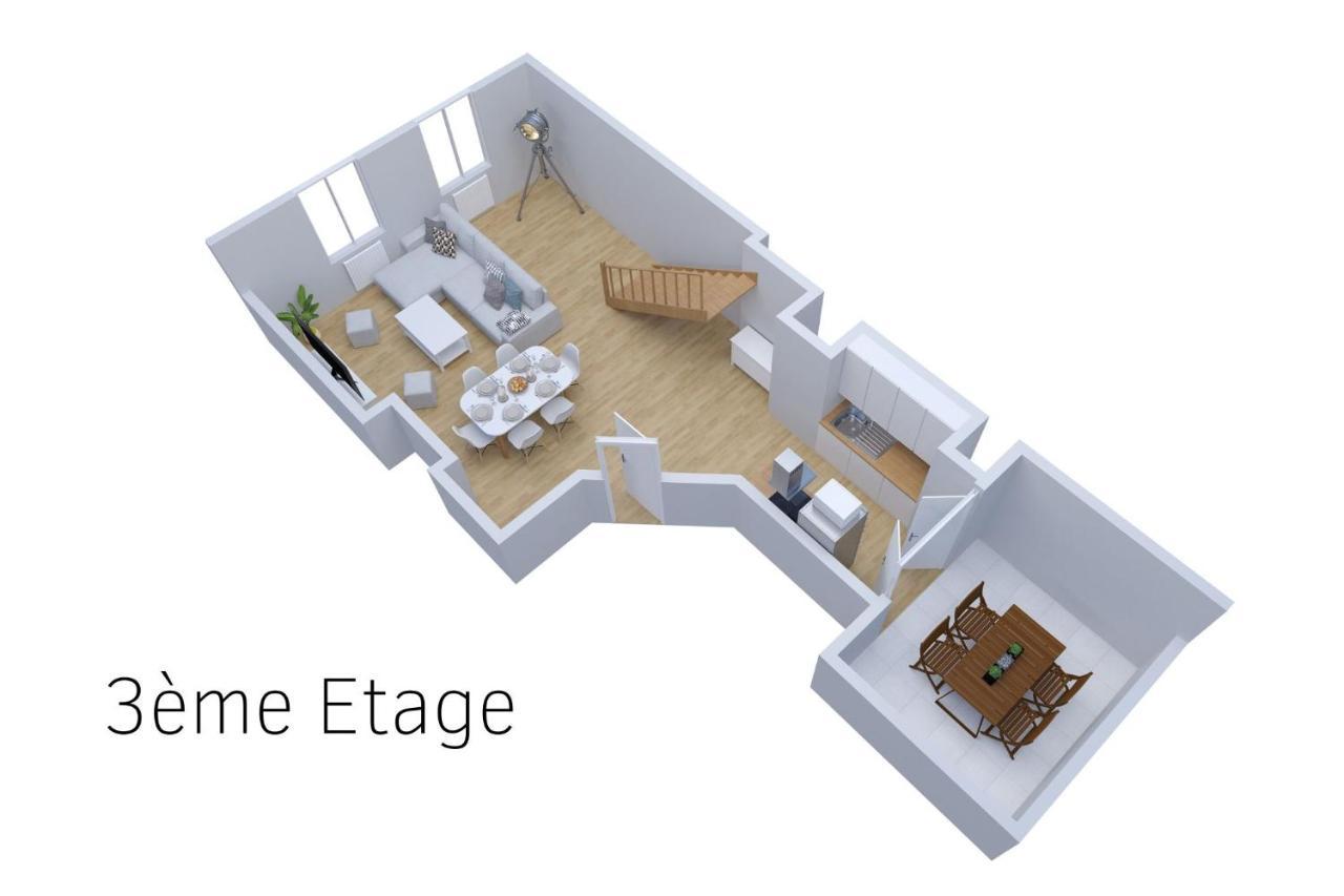 Le Double Pirou # 2 Appartements # Halte Auvergne Тьер Экстерьер фото