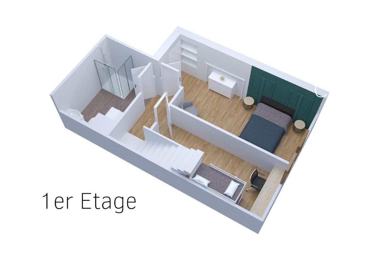 Le Double Pirou # 2 Appartements # Halte Auvergne Тьер Экстерьер фото